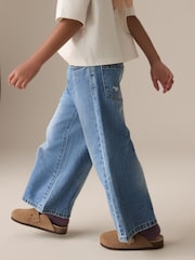 Denim Extra Wide Leg Jeans (3-16yrs) - Image 5 of 8