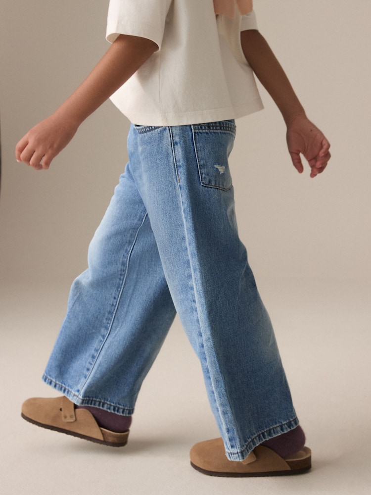 Denim - Extra Wide Leg Jeans (3-16yrs) - Image 5 of 8