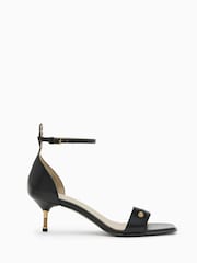 AllSaints Black Gloria Sandals - Image 3 of 7