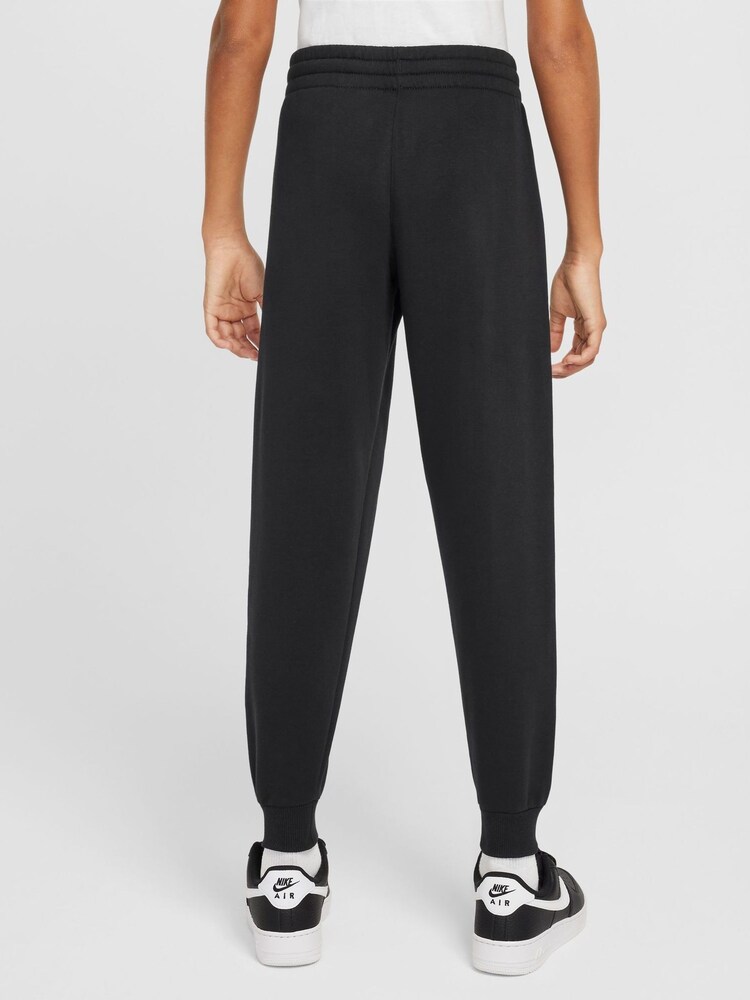 Черный - Флисовые джоггеры с логотипом Nike Club - Изображение 2 из 7