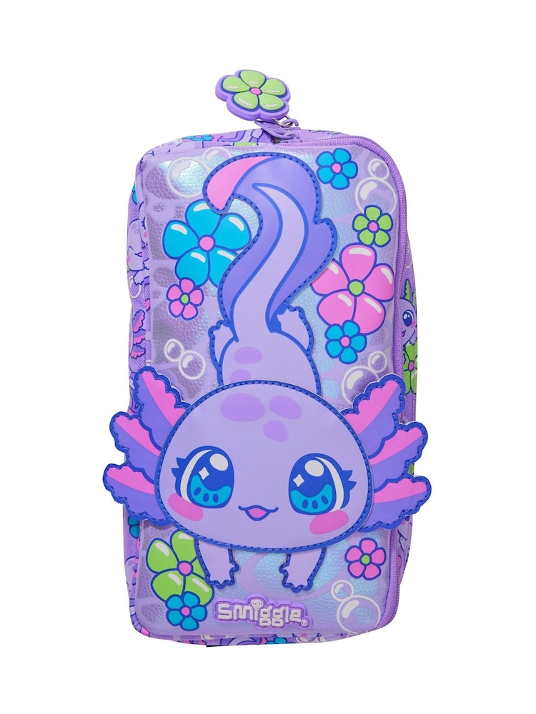 Smiggle Purple Realm Character Pocket Pencil Case - Image 1 of 3 Smiggle Purple Realm Character Pocket Pencil Case - Image 1 of 3