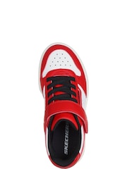 Skechers Red Quick Street Trainers - Image 4 of 5