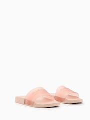 AllSaints Pink Underground Sliders - Image 2 of 5