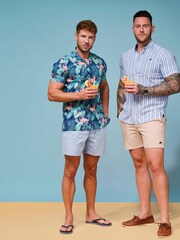 Raging Bull Blue Stretch Chino Short - Image 9 of 10