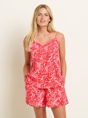 Brakeburn Red Josie 100% Cotton Camisole - Image 1 of 5