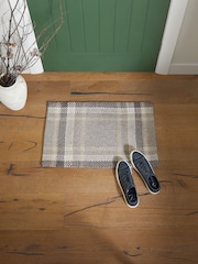 Grey Barton Check Doormat - Image 1 of 6