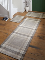 Grey Barton Check Doormat - Image 3 of 6