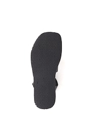 Jones Bootmaker Hailey Leather Platform Black Sandals - Image 5 of 6