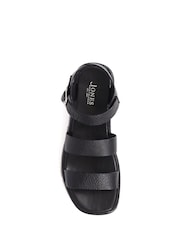 Jones Bootmaker Hailey Leather Platform Black Sandals - Image 6 of 6