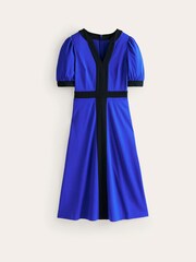 Boden Blue Petite Petra Puff Sleeve Ponte Dress - Image 5 of 5