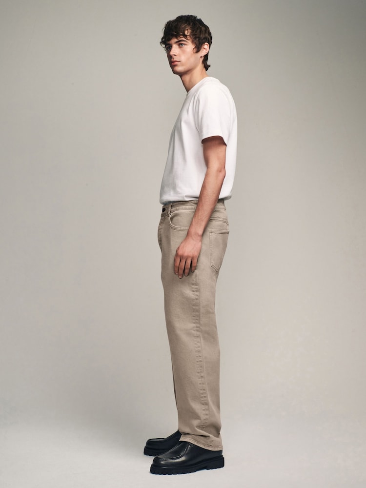 Light Stone Relaxed Fit Vintage Stretch Authentic Jeans - Image 2 of 8