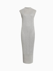 AllSaints Silver Patrice Dress - Image 7 of 7
