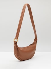 Hush Brown Rory Crescent Crossbody Bag - Image 4 of 5