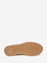 Oliver Sweeney Cream Hand Finished Calf Leather Retro Trainers - Image 5 of 5