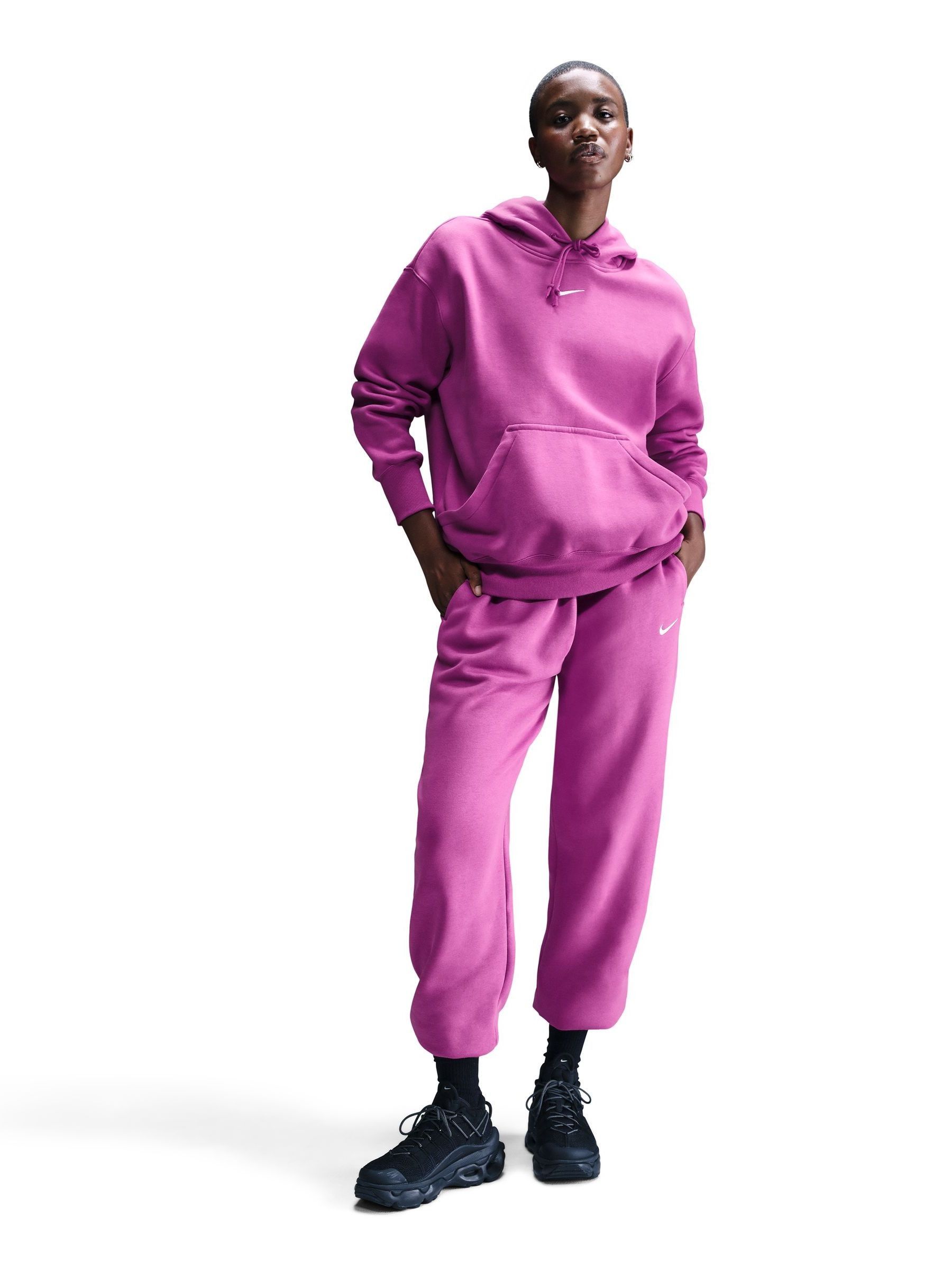 nike swoosh lilac hoodie