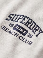 SUPERDRY Grey SUPERDRY 90s Fitted Polo Shirt - Image 5 of 6