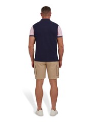 Raging Bull Pink Contrast Panel Pique Polo Shirt - Image 2 of 7