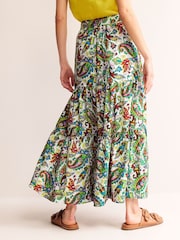 Boden Green Lorna Tiered Maxi Skirt - Image 3 of 5