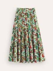 Boden Green Lorna Tiered Maxi Skirt - Image 5 of 5