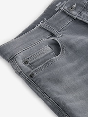 Grey Mid Skinny Fit Comfort Stretch Jeans - Image 11 of 13