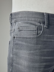 Grey Mid Skinny Fit Comfort Stretch Jeans - Image 7 of 13