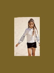 ONLY KIDS High Waisted 100% Cotton Denim Black Shorts - Image 1 of 3