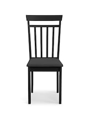 Julian Bowen Black Coast Dining Chairs Set Of 2 - Image 4 of 5