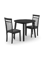 Julian Bowen Black Coast Dining Chairs Set Of 2 - Image 5 of 5