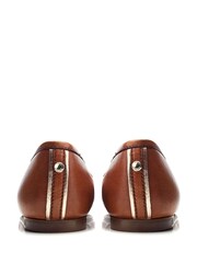 Moda in Pelle Feebie Clean Round Toe Brown Ballerinas - Obraz 3 z 4