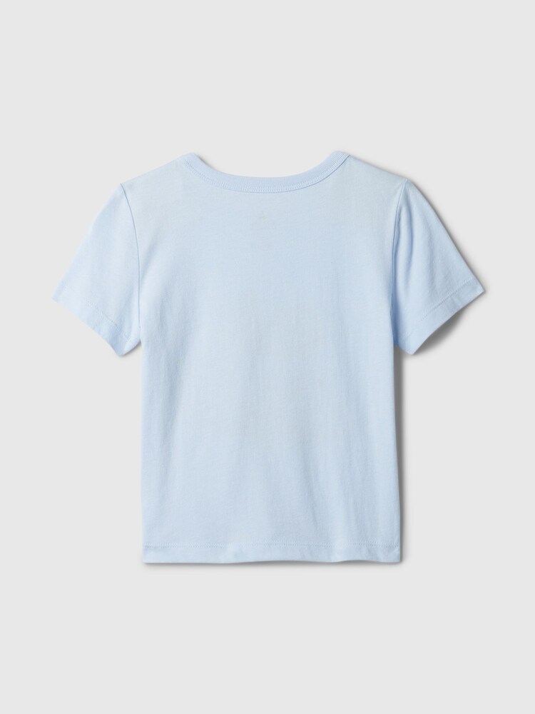 Gap Blue Surf Graphic Short Sleeve Crew Neck Baby T-Shirt (Newborn-5yrs) - Image 2 of 2 Gap Blue Surf Graphic Short Sleeve Crew Neck Baby T-Shirt (Newborn-5yrs) - Image 2 of 2