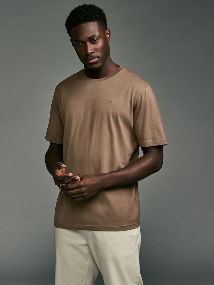 Blue/Green/Burgundy/Tan Regular Fit T-Shirts 4 Pack - Image 4 of 14