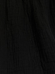 River Island Black Feel 100% Cotton Shorts - Image 4 of 4