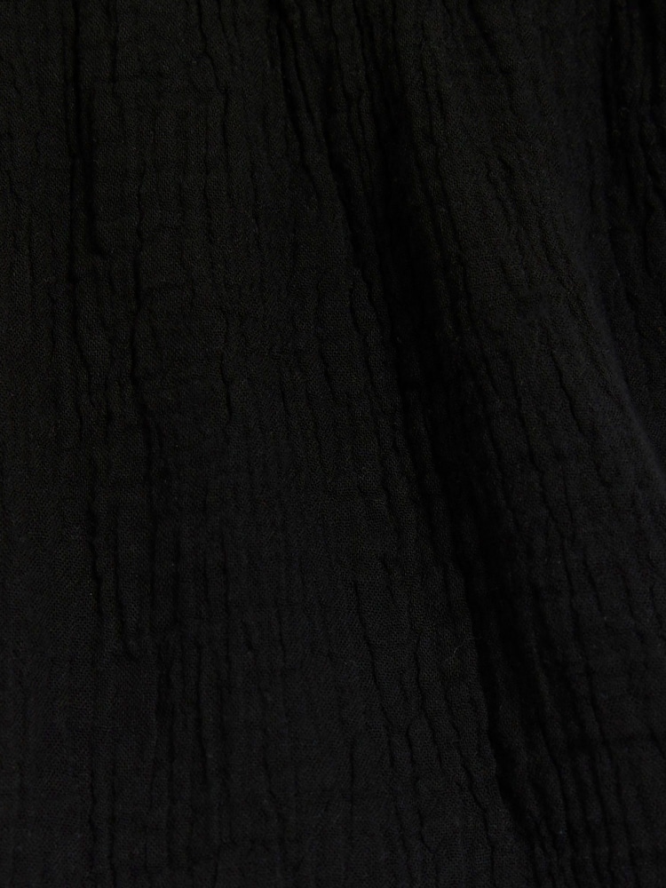 River Island Black Feel 100% Cotton Shorts - Image 4 of 4 River Island Black Feel 100% Cotton Shorts - Image 4 of 4