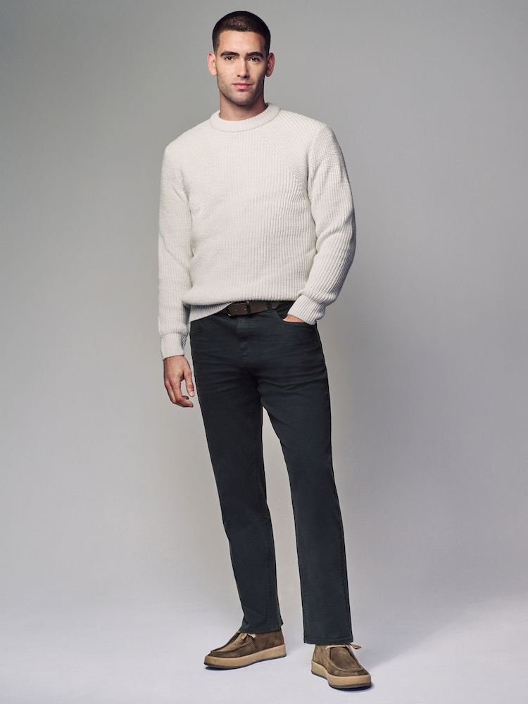 Blue Deep Straight Fit Belted Authentic Jeans - Image 2 of 9