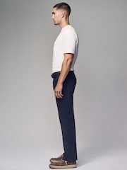 Blue Deep Straight Fit Belted Authentic Jeans - Image 4 of 9