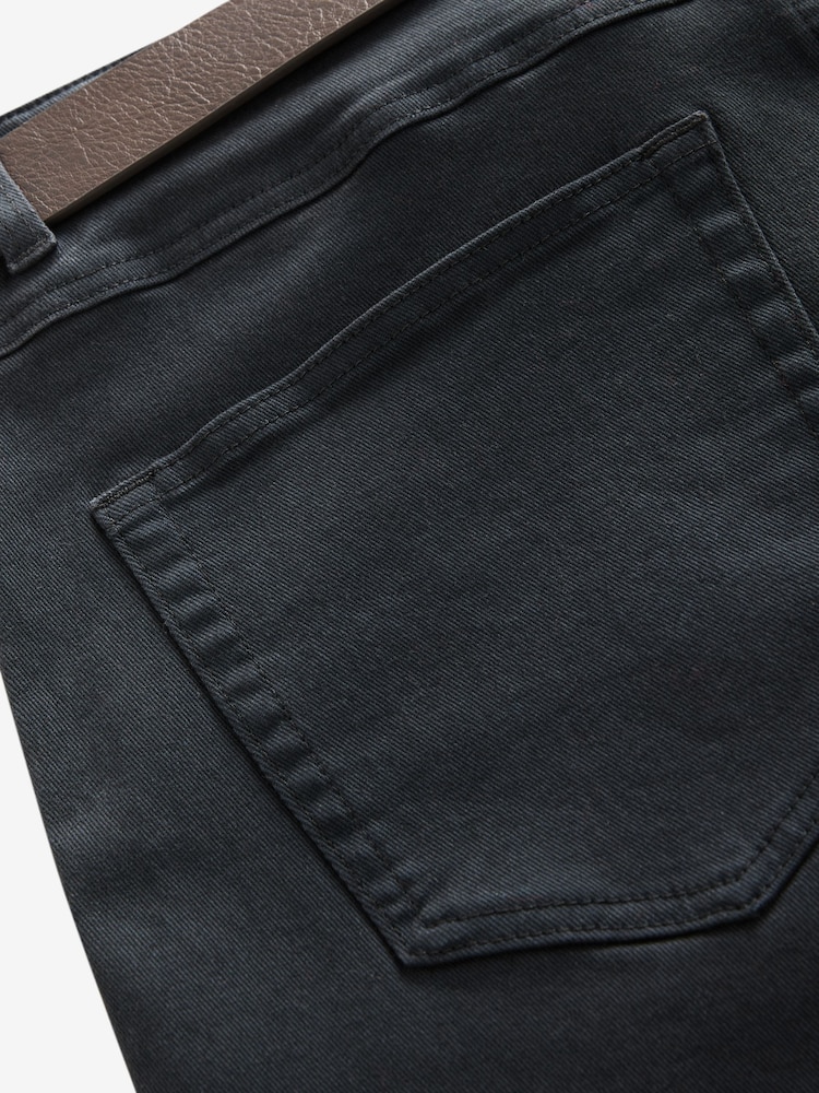 Blue Deep Straight Fit Belted Authentic Jeans - Image 9 of 9