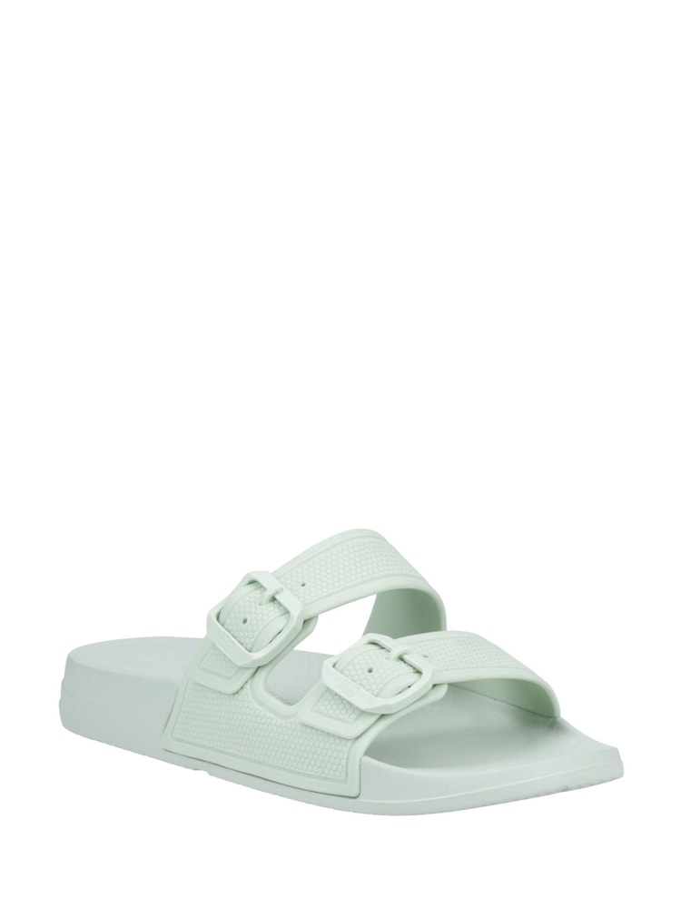 FitFlop Iqushion Two-Bar Buckle Slide Sandals - Image 2 of 4