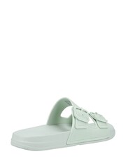 FitFlop Iqushion Two-Bar Buckle Slide Sandals - Image 3 of 4