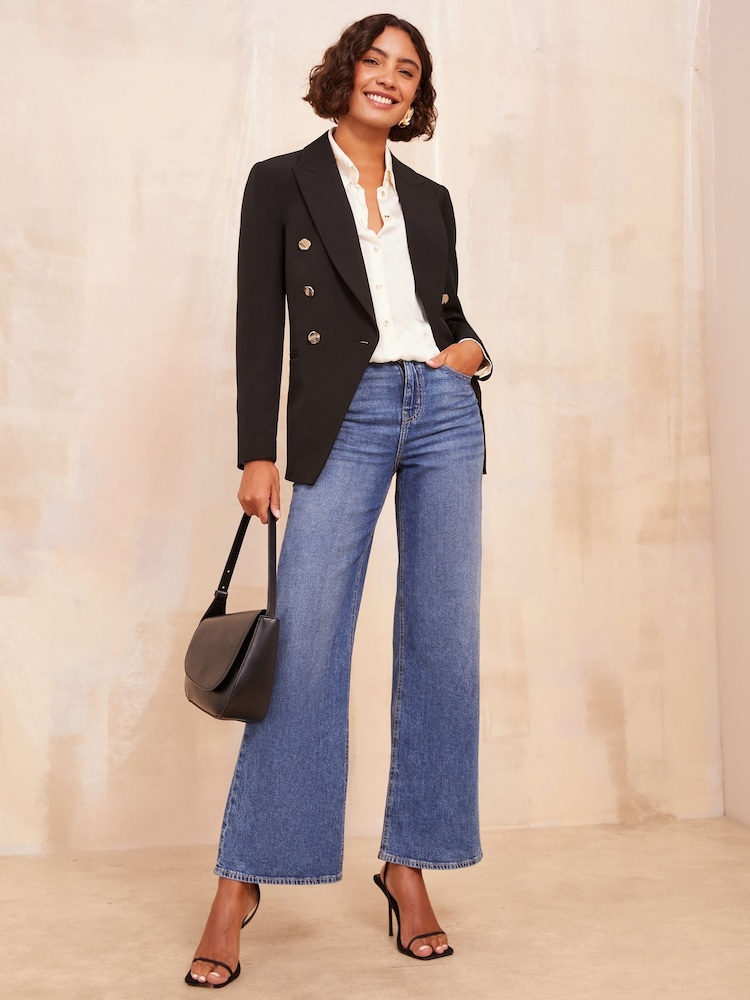 Friends Like These Black Military Blazer - Image 1 of 4 Friends Like These Black Military Blazer - Image 1 of 4