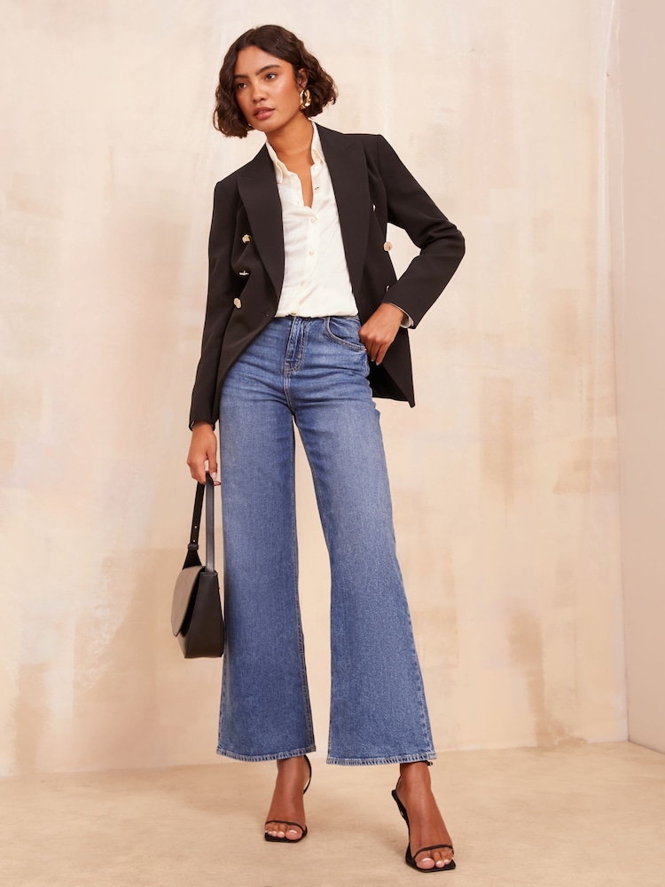 Friends Like These Black Military Blazer - Image 2 of 4 Friends Like These Black Military Blazer - Image 2 of 4
