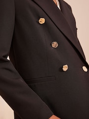Friends Like These Black Military Blazer - Image 3 of 4