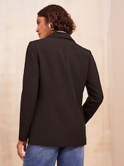 Friends Like These Black Military Blazer - Image 4 of 4