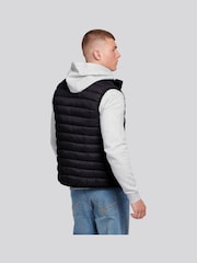 U.S. Polo Assn. Black Mens Bound Quilted Gilet - Image 4 of 8