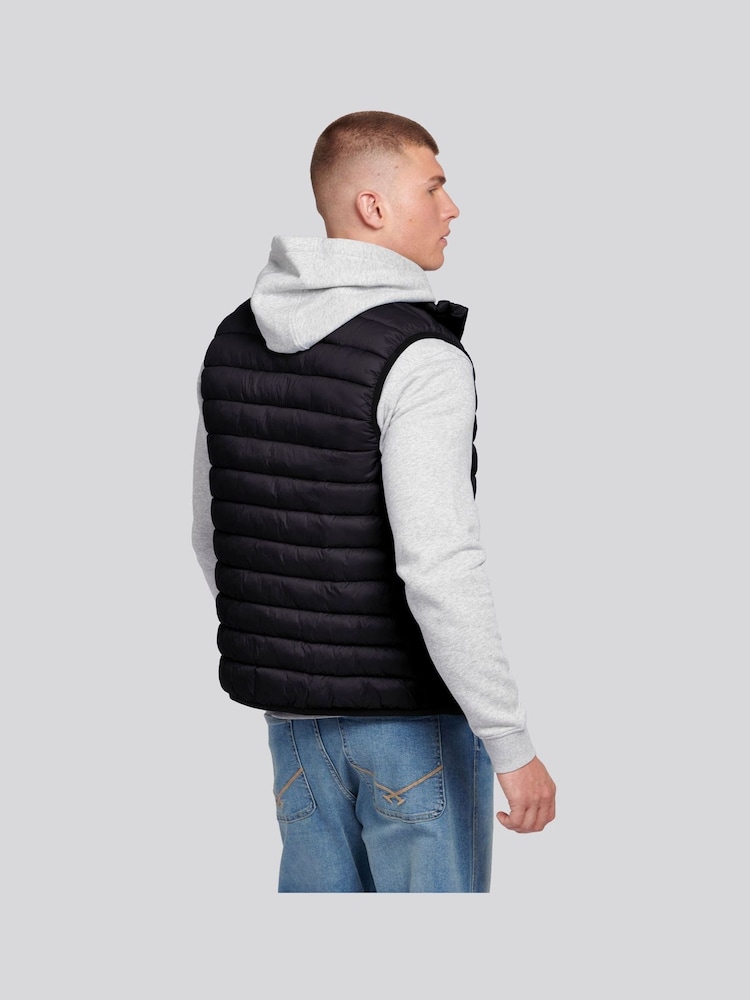 U.S. Polo Assn. Black Mens Bound Quilted Gilet - Image 4 of 8