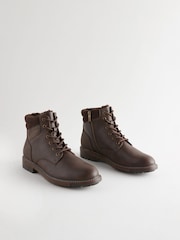 Brown Borg Lined Boots - Image 2 of 6