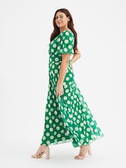 Scarlett & Jo Green Isabelle Angel Sleeve Maxi Dress - Image 3 of 5