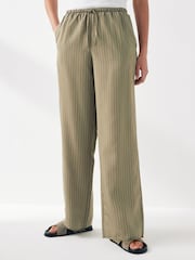 American Vintage Green Okyrow Straight Trousers - Image 1 of 4
