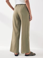 American Vintage Green Okyrow Straight Trousers - Image 2 of 4