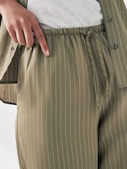 American Vintage Green Okyrow Straight Trousers - Image 3 of 4