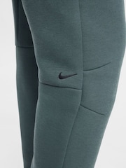 Nike Black/Green Tech Fleece Joggers - Image 6 of 9